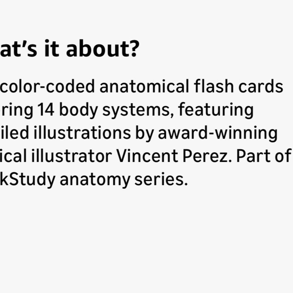 Anatomy Flash Cards by QuickStudy - Picture 3 of 5